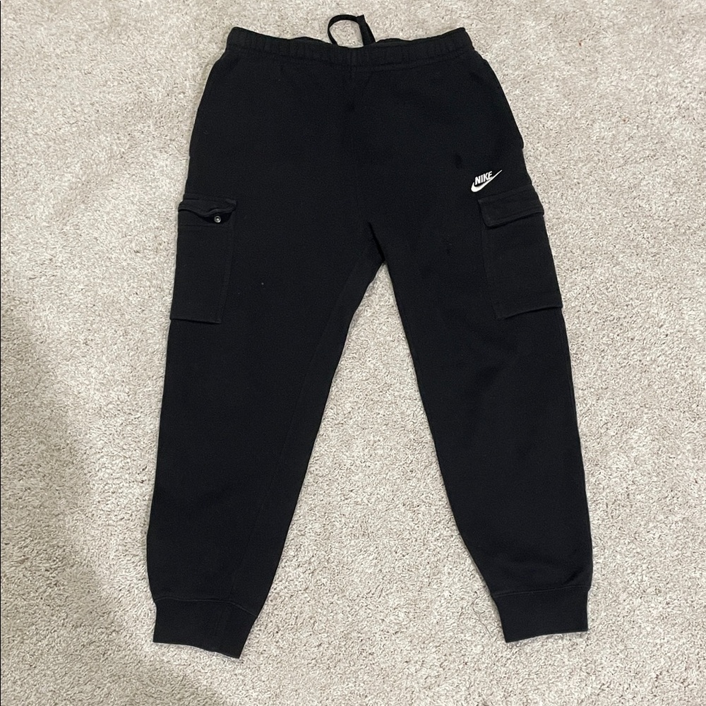 Nike Black Cargo Sweatpants